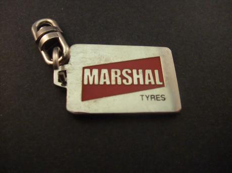 Marshal tyres banden Engeland sleutelhanger
